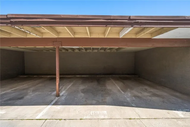 a view of under an umbrella