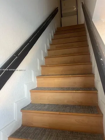 a view of a city from a patio