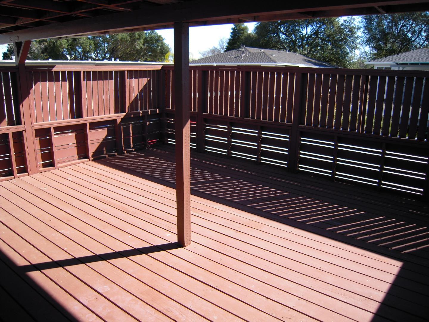 751 Roble Avenue Menlo Park, CA 94025 - Photo 20 of 41 a view of outdoor space with deck and furniture