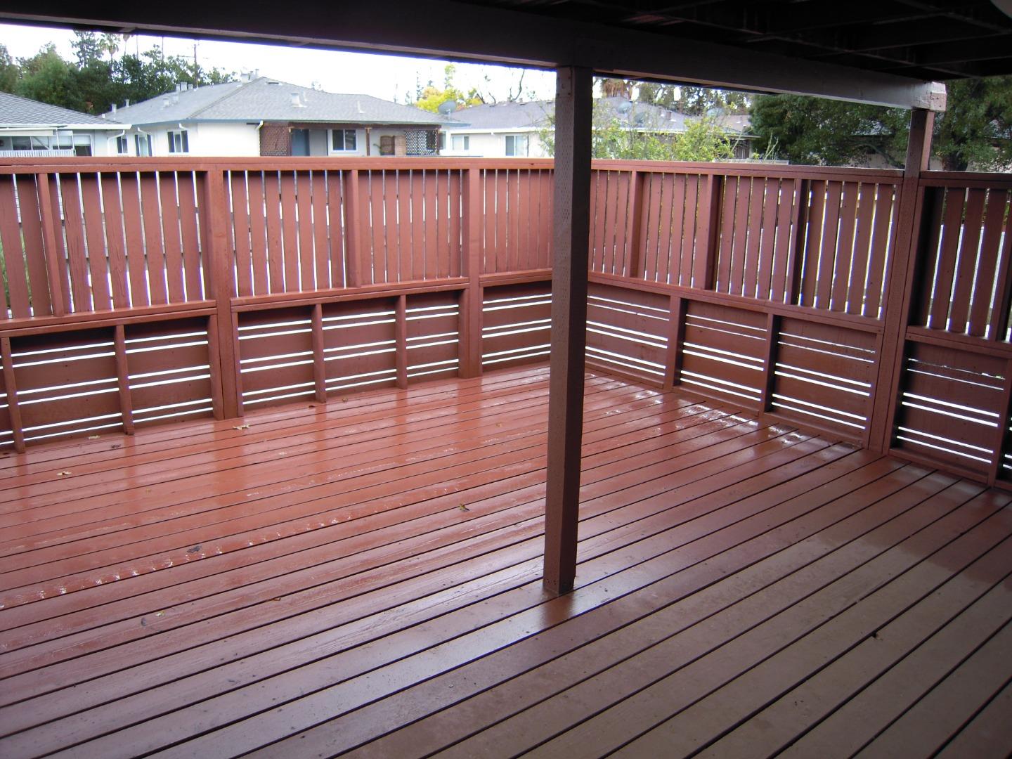 751 Roble Avenue Menlo Park, CA 94025 - Photo 21 of 41 a view of wooden deck with a bench