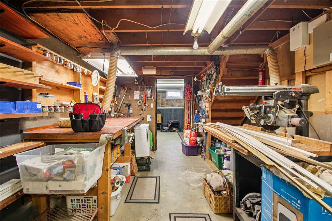 1658 Schlegel Road Webster, NY 14580 - Photo 39 of 44 Large Basement Shop