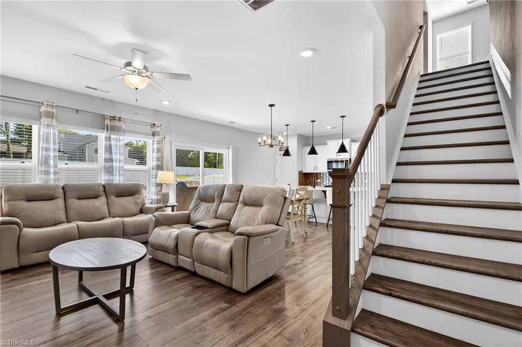5351 Becks Church Road Winston-Salem, NC 27106 - Photo 10 of 41 Wood on Staircase