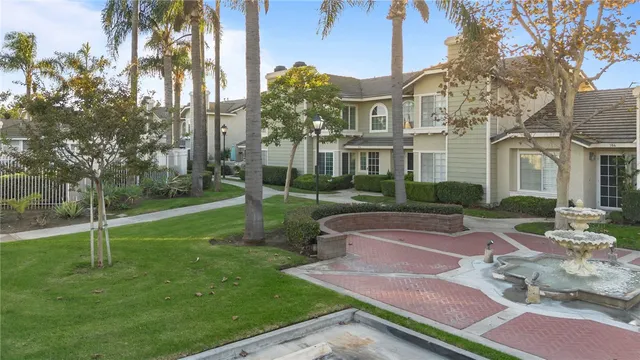 a view of yard in front of house with yard