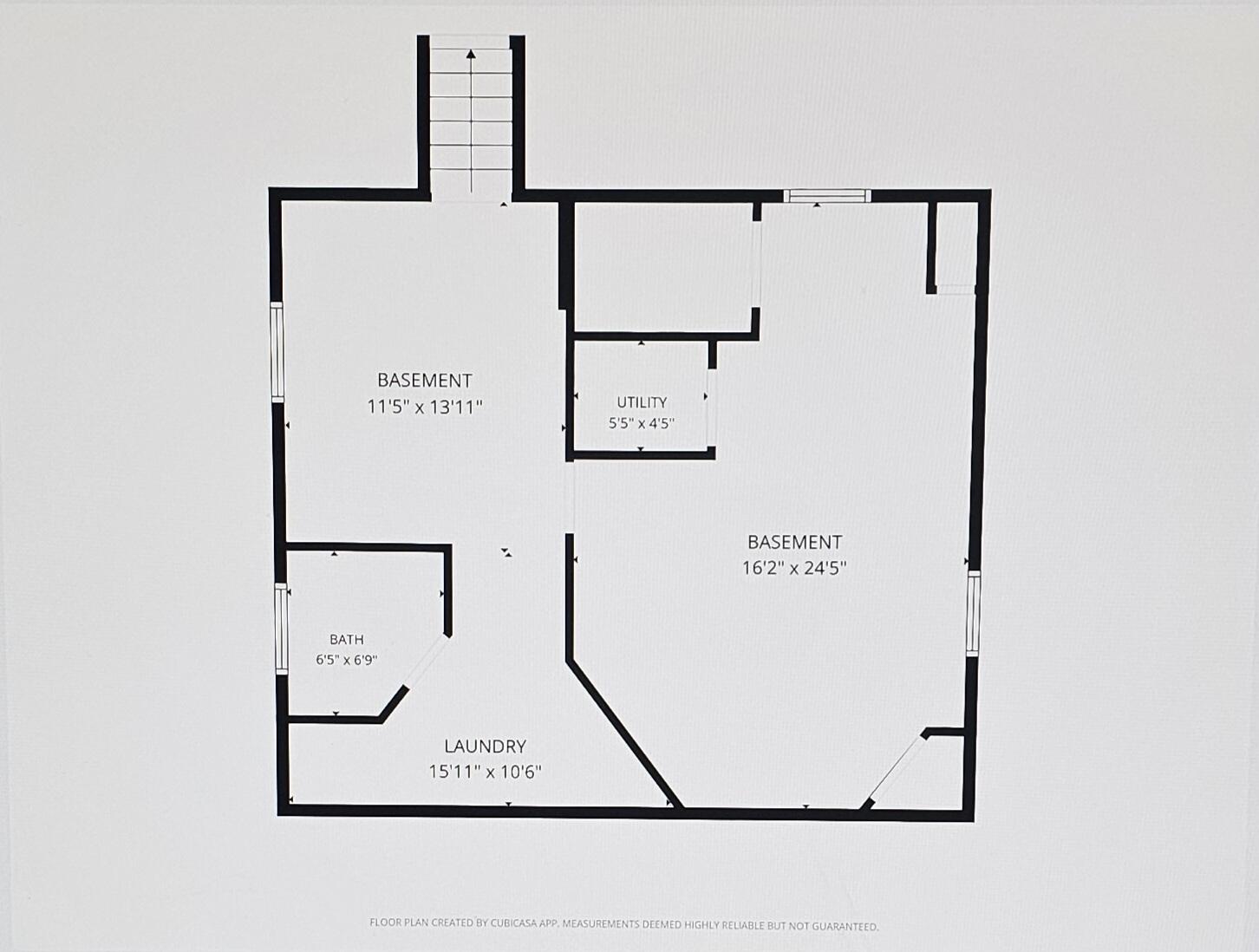11102 82nd Street Pleasant Prairie, WI 53158 - Photo 42 of 43 Basement Floorplan