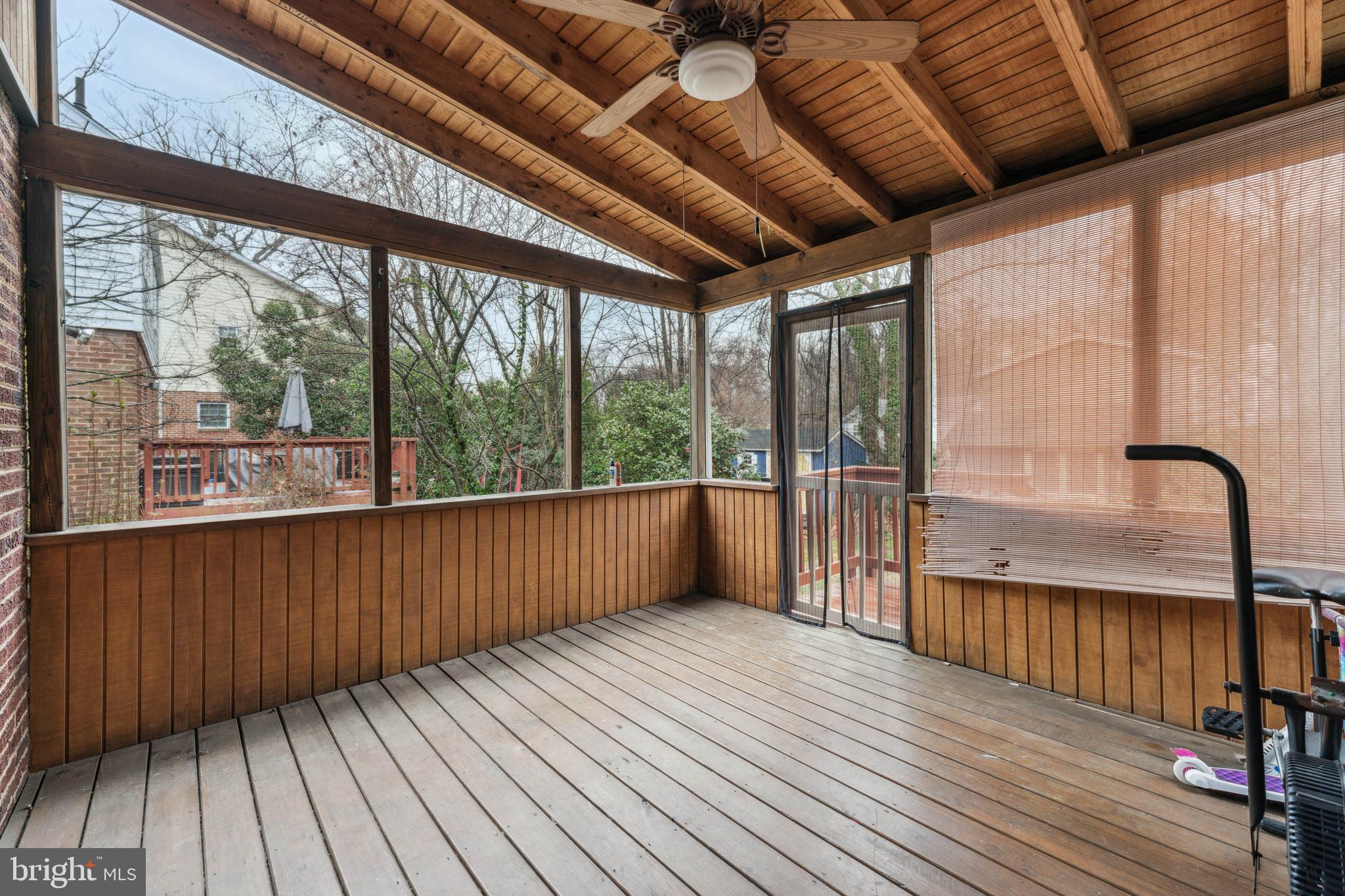 9222 Glenville Road Silver Spring, MD 20901 - Photo 14 of 15 a view of a balcony with wooden floor