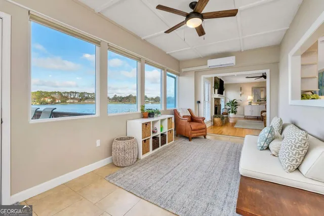 a view of a workspace with furniture