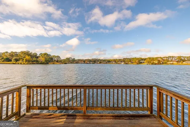 a view of ocean from a balcony