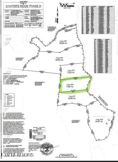 Lot 72 Tomahawk Road Jamestown, TN 38556 - Photo 26 of 28 Lot 72 Survey