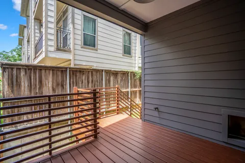 a view of a house with a large window