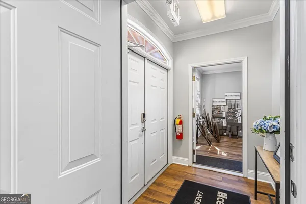 a view of a hallway