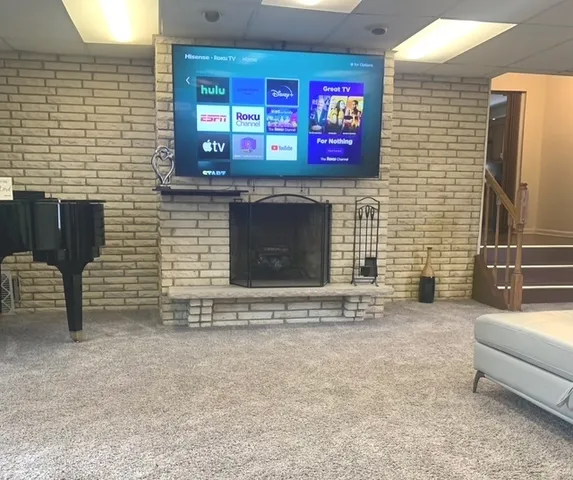 a view of outdoor seating area