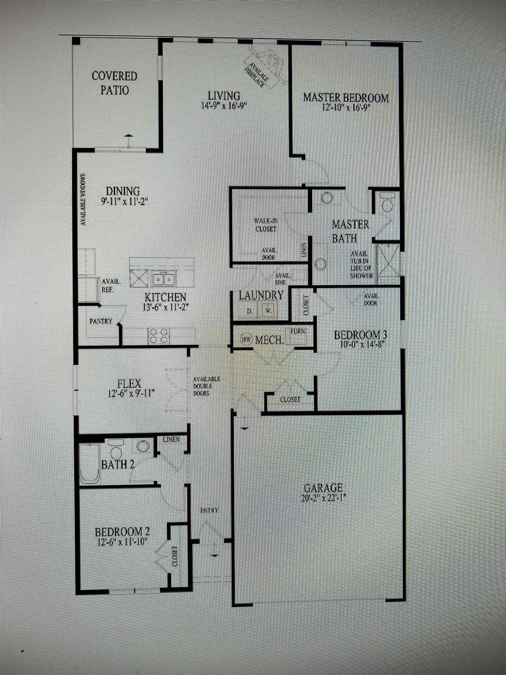 1536 Kairos Loop Foley, AL 36535 - Photo 4 of 4 Floor Plan