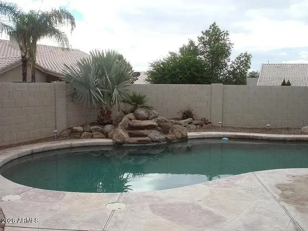 a view of swimming pool and lake view