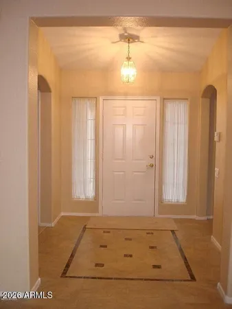 a view of front door