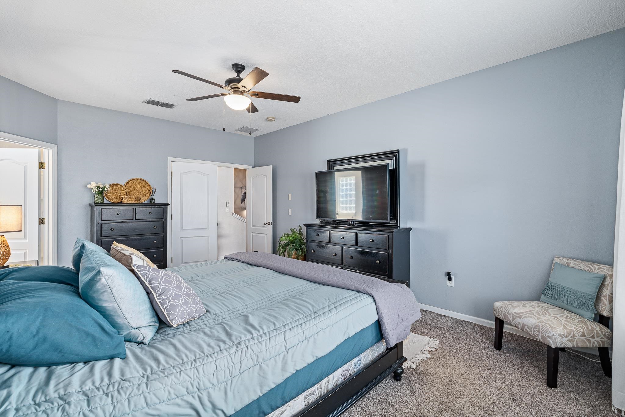 1353 Camp Ridge Lane Middleburg, FL 32068 - Photo 33 of 88 Carpeted bedroom featuring baseboards and a ceiling fan