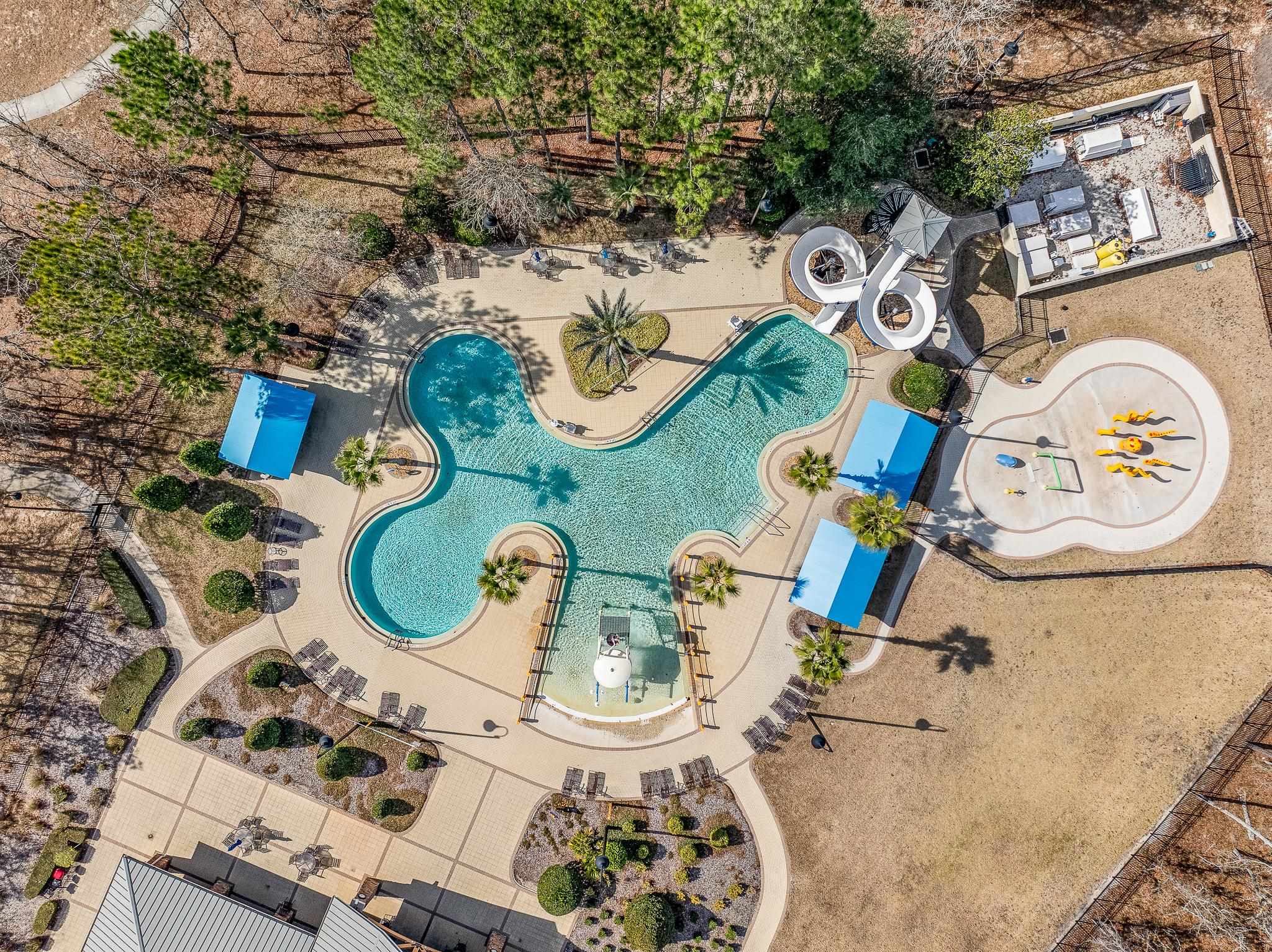1353 Camp Ridge Lane Middleburg, FL 32068 - Photo 85 of 88 Bird's eye view of a pool area