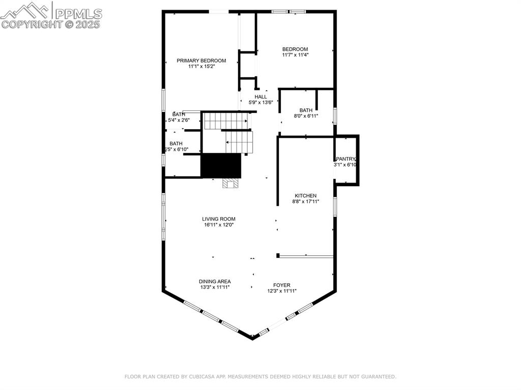8716 Chipita Park Road Cascade, CO 80809 - Photo 48 of 50 Main Level Floor Plan