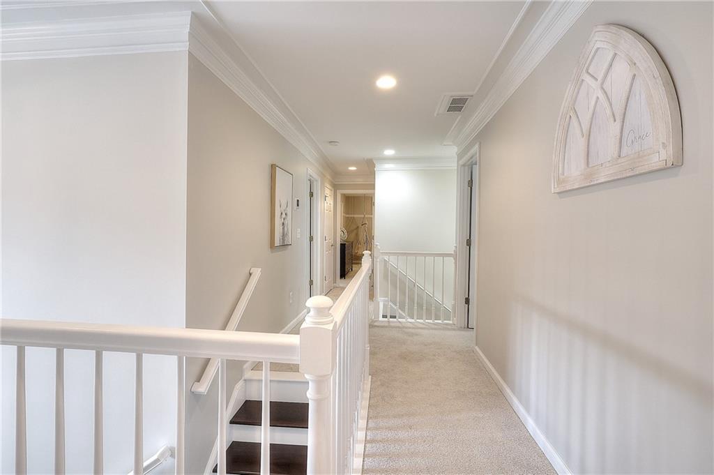 2018 Paper Birch Cove Grayson, GA 30017 - Photo 14 of 48 a view of staircase with white walls