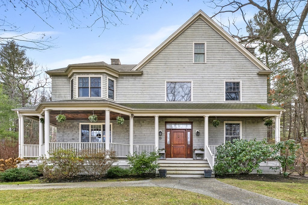 59 Crestview Road Milton, MA 02186 - Photo 1 of 32 a front view of a house with garden
