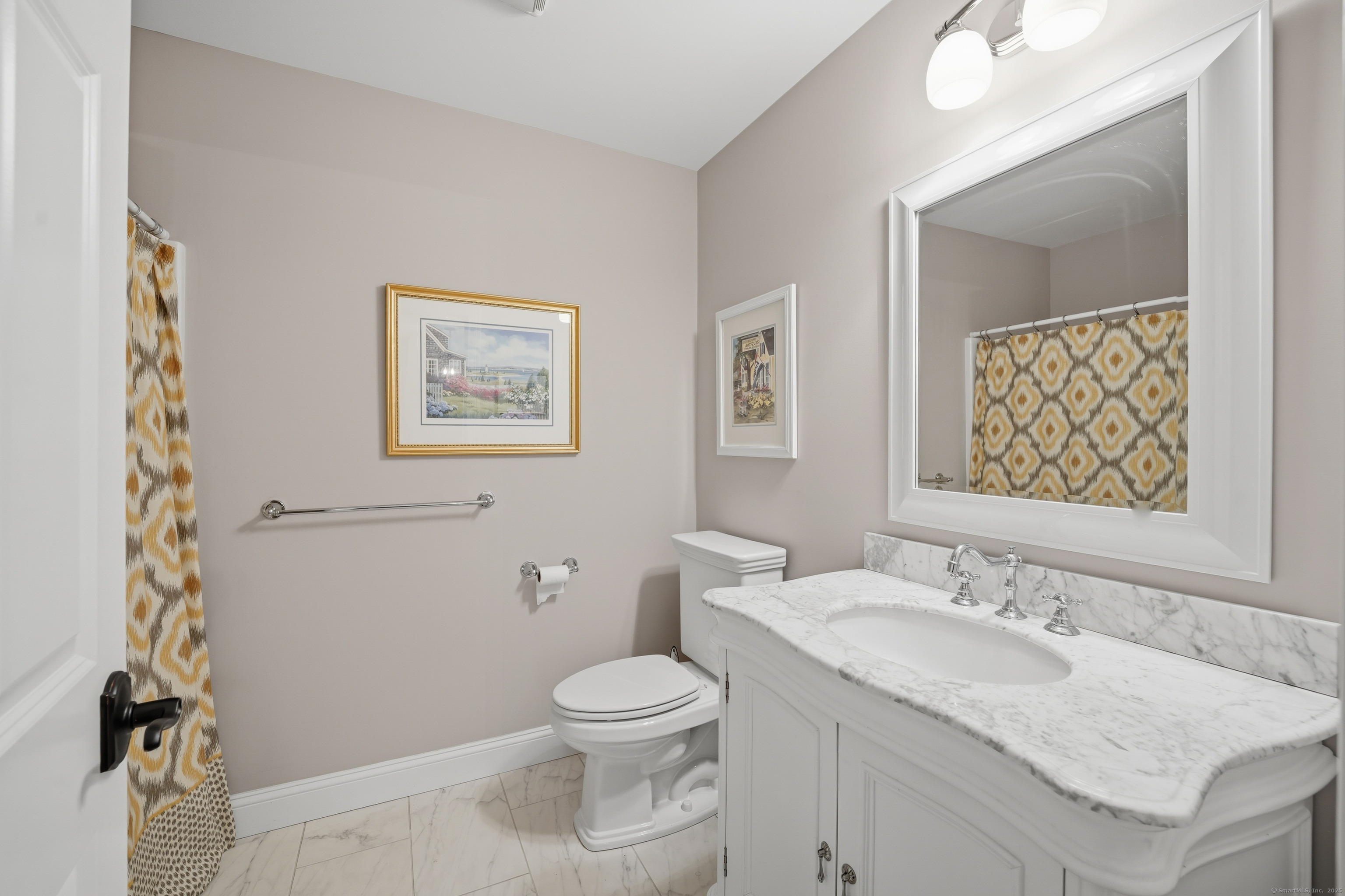 20 Greendale Drive Suffield, CT 06078 - Photo 22 of 36 a bathroom with a granite countertop sink toilet and shower