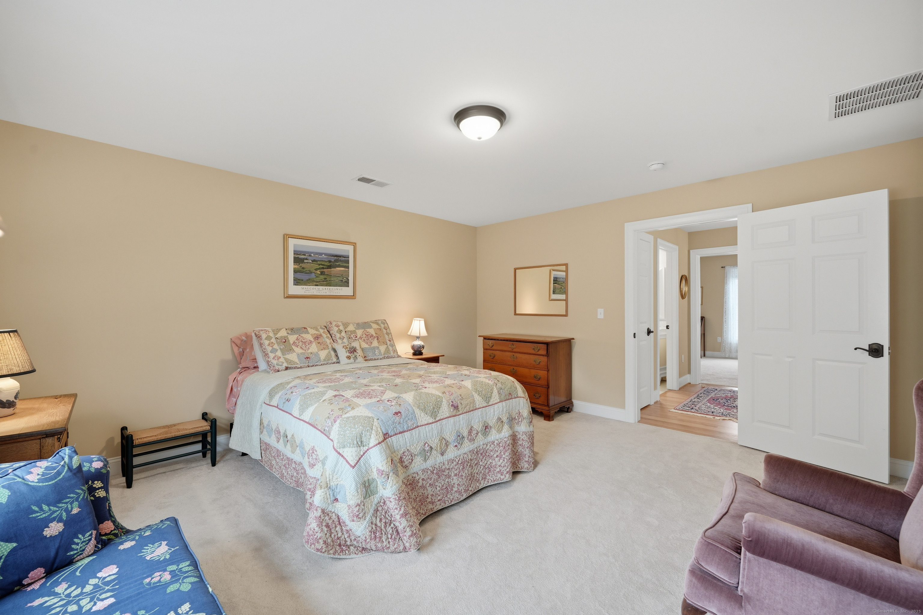 20 Greendale Drive Suffield, CT 06078 - Photo 24 of 36 a bedroom with a bed and a couch