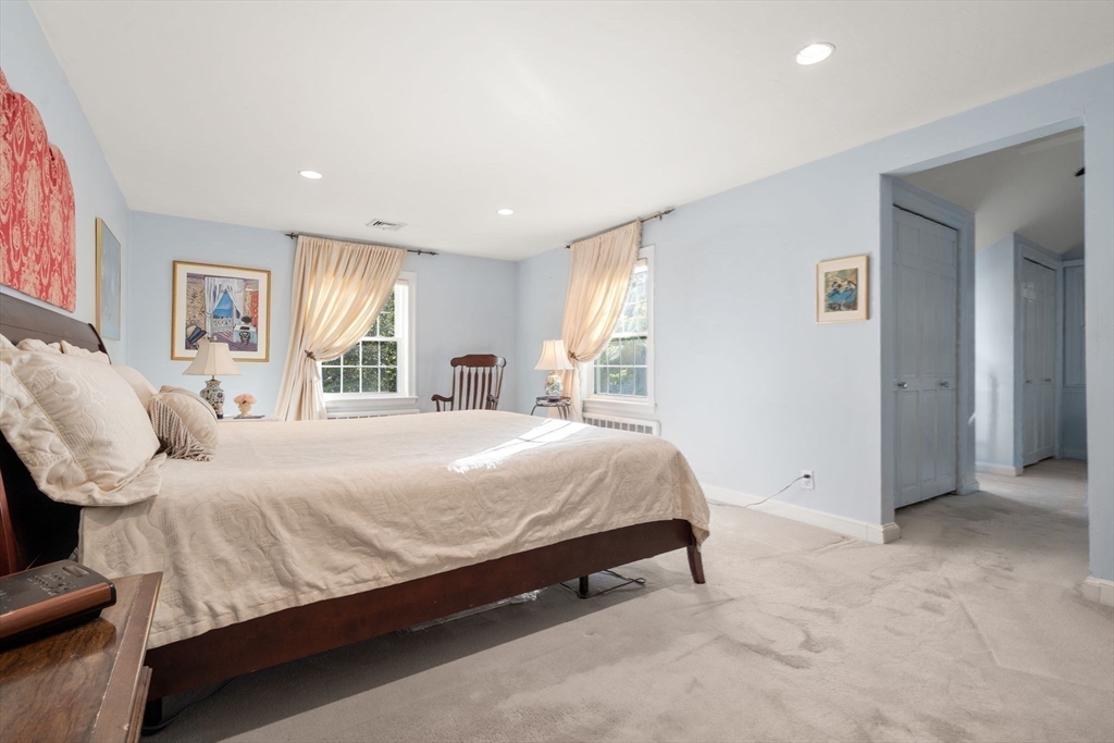 5 Halcyon Road Newton, MA 02459 - Photo 15 of 26 a bedroom with a large bed and a window