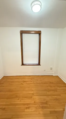 a view of a wall with an empty space