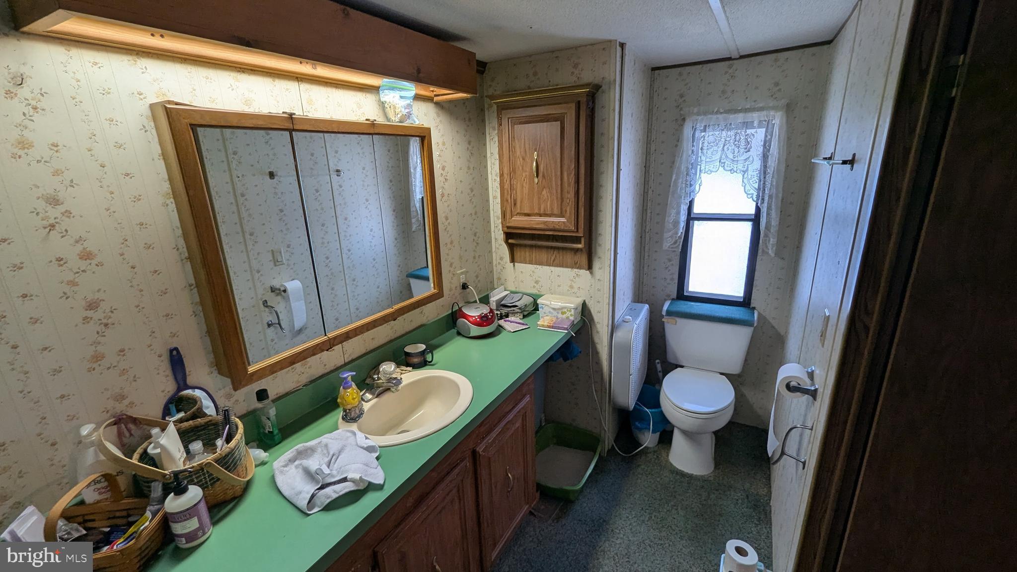 9625 Airport Road Seaford, DE 19973 - Photo 14 of 31 a bathroom with a sink vanity mirror and toilet