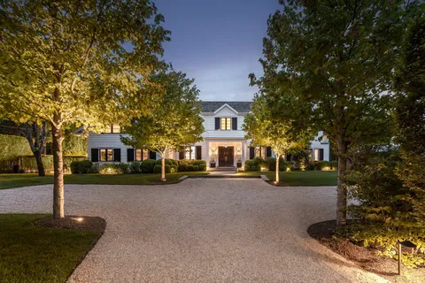 a view of a building with a street