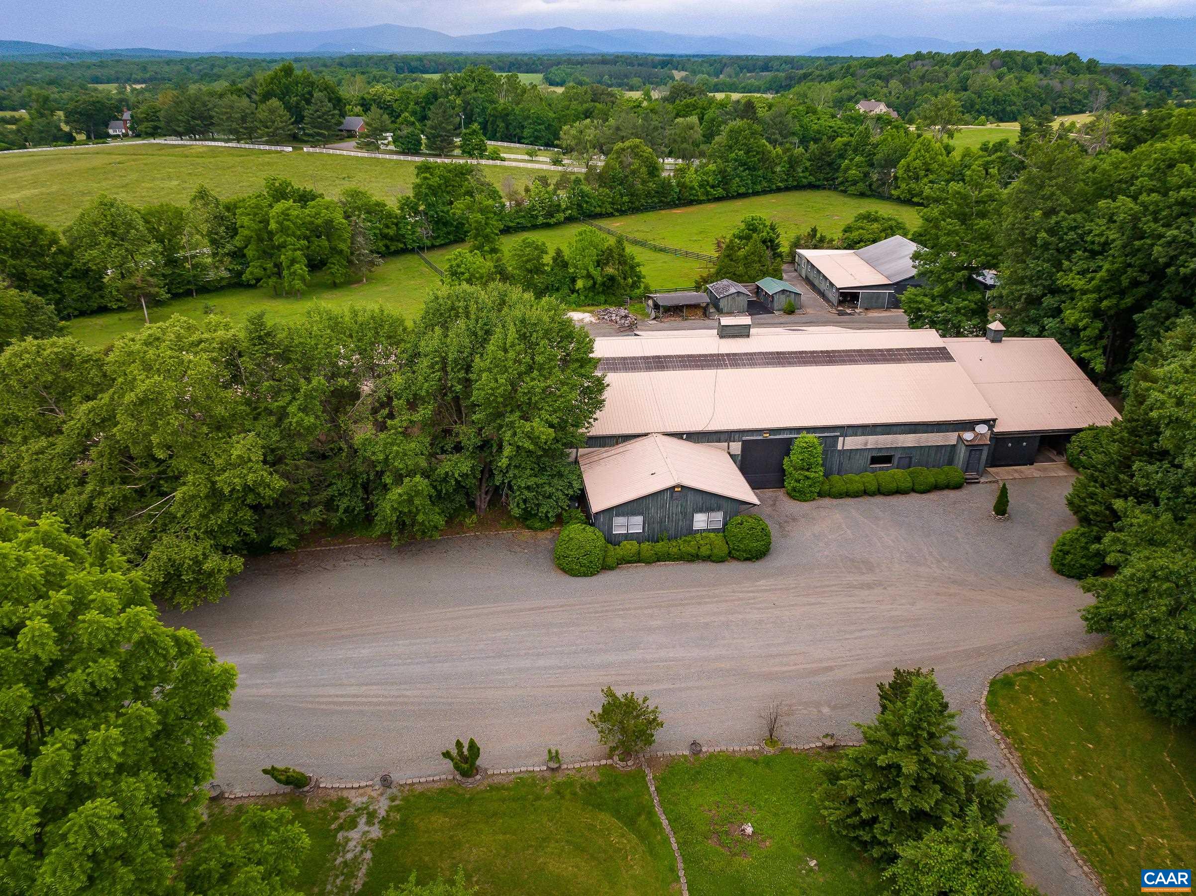 5317 Stony Point Road Barboursville, VA 22923 - Photo 2 of 69 an aerial view of a house with a yard basket ball court and outdoor seating