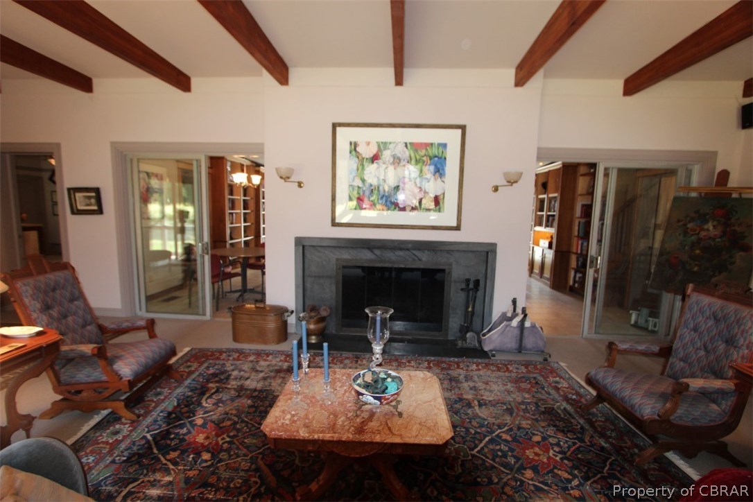 7205 Ware House Road Gloucester, VA 23061 - Photo 4 of 32 Formal Living Room with Fireplace