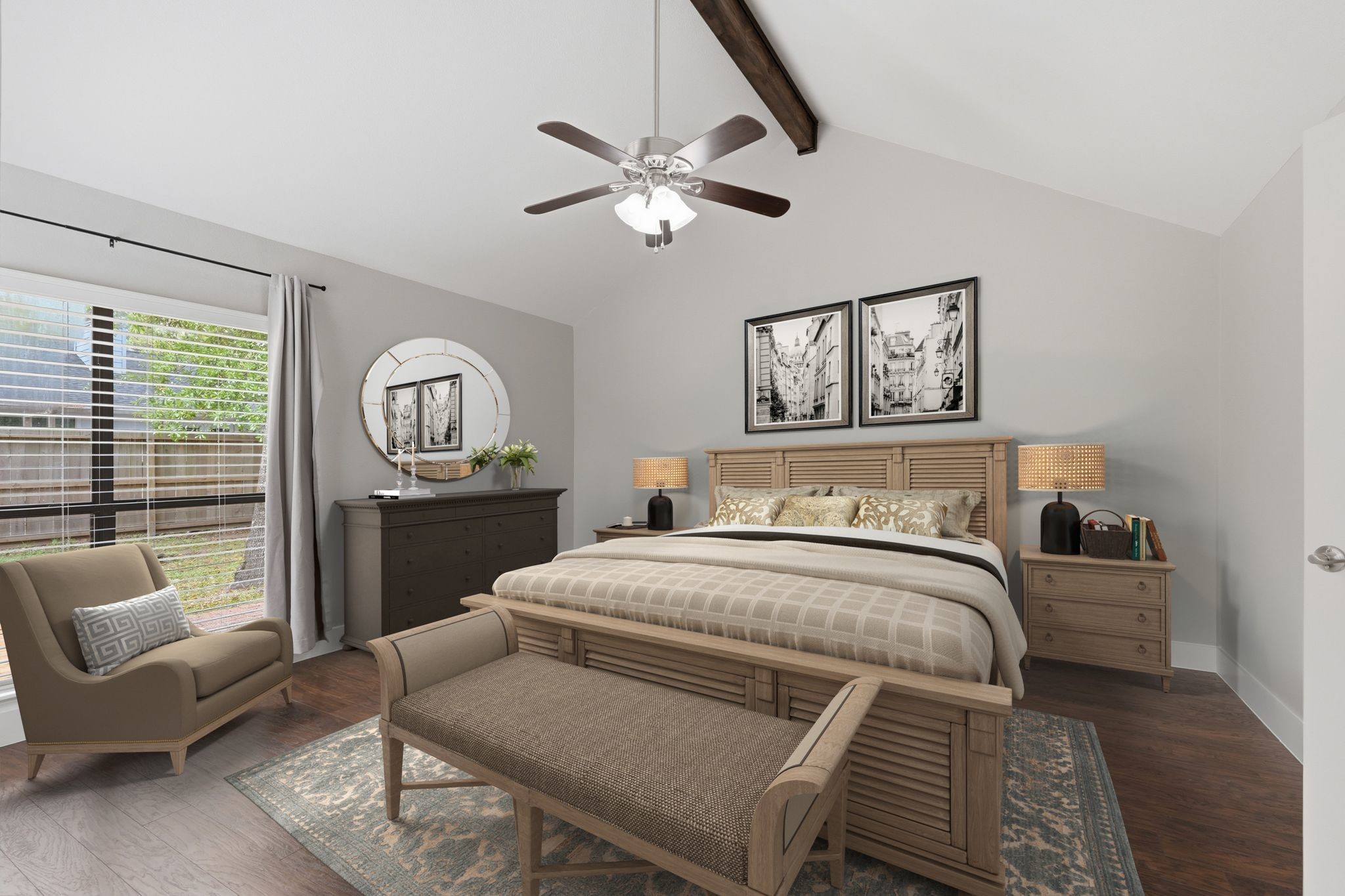 14 Dusky Meadow Place Spring, TX 77381 - Photo 19 of 47 Virtually staged primary bedroom.