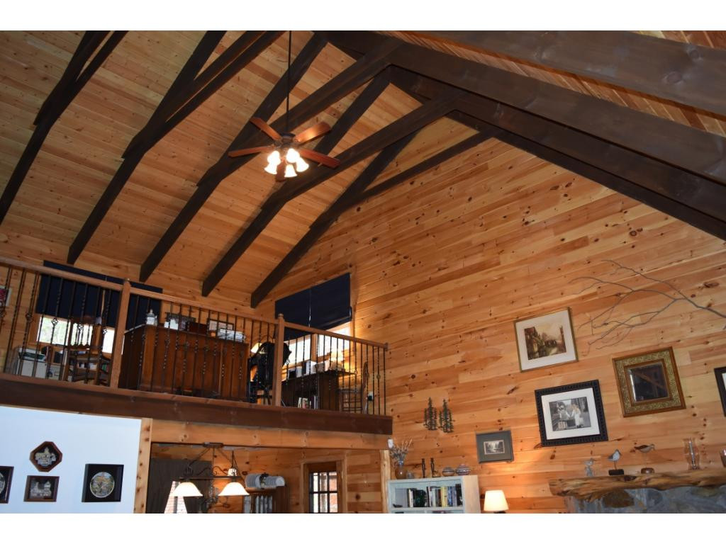 198 Morgan Way Erwin, TN 37650 - Photo 6 of 36 Expansive Ceilings Beams