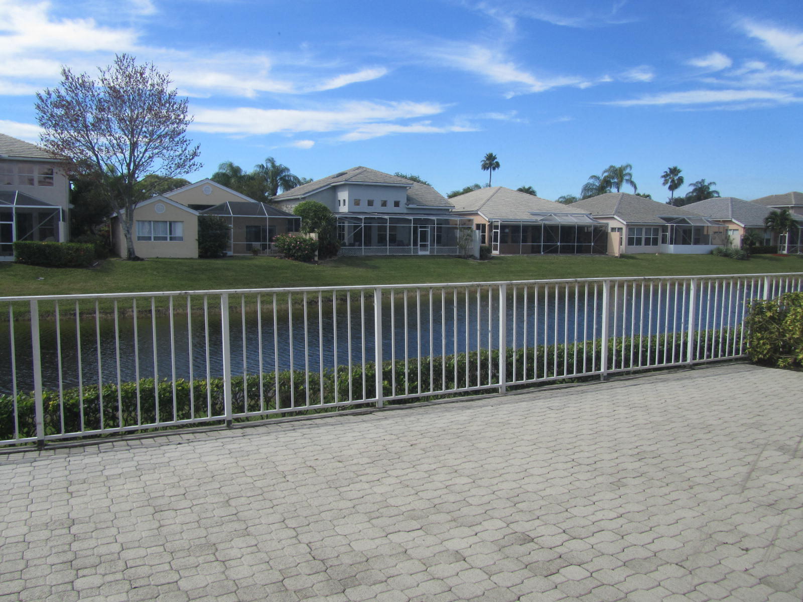 patio and view
