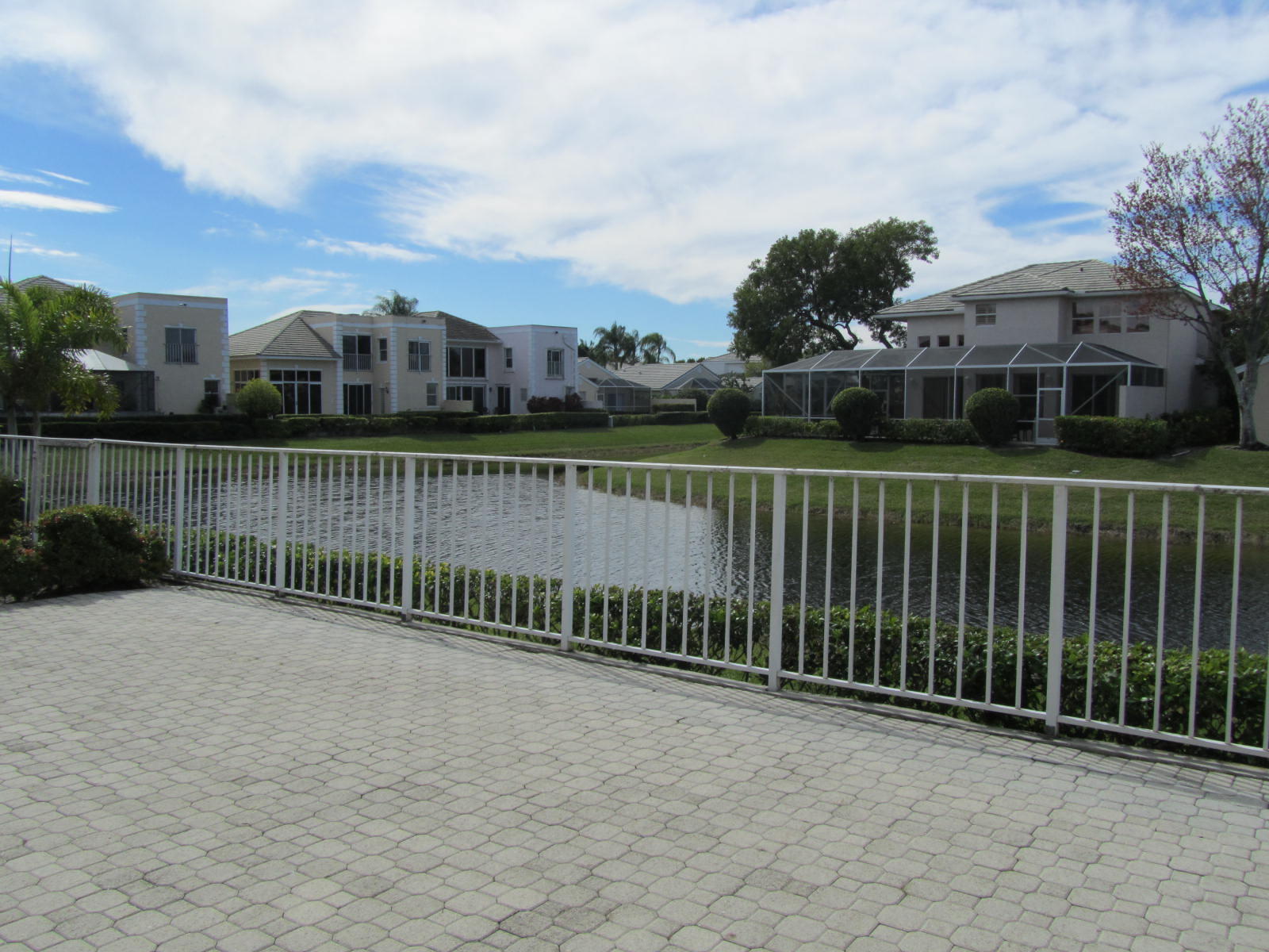 patio and view