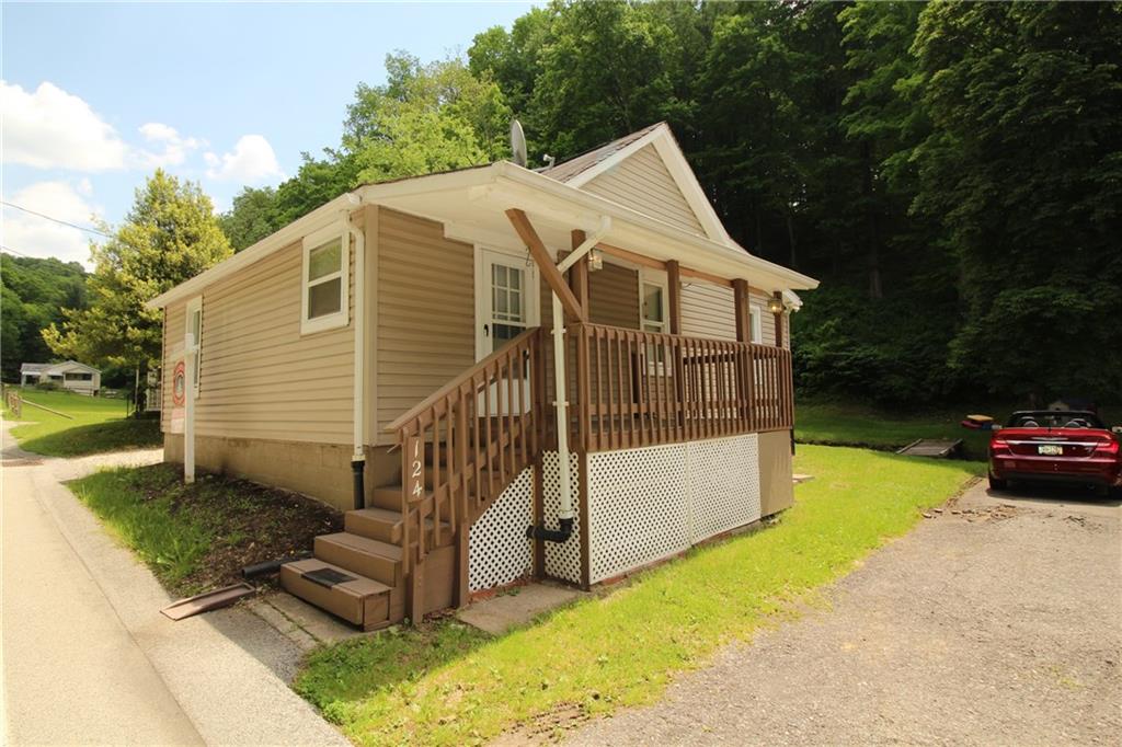 124 Weigles Hill Road Elizabeth, PA 15037 - Photo 1 of 19 Exterior Front. COMPLETELY Updated 2 Bedroom w/ Den and Covered Porch!