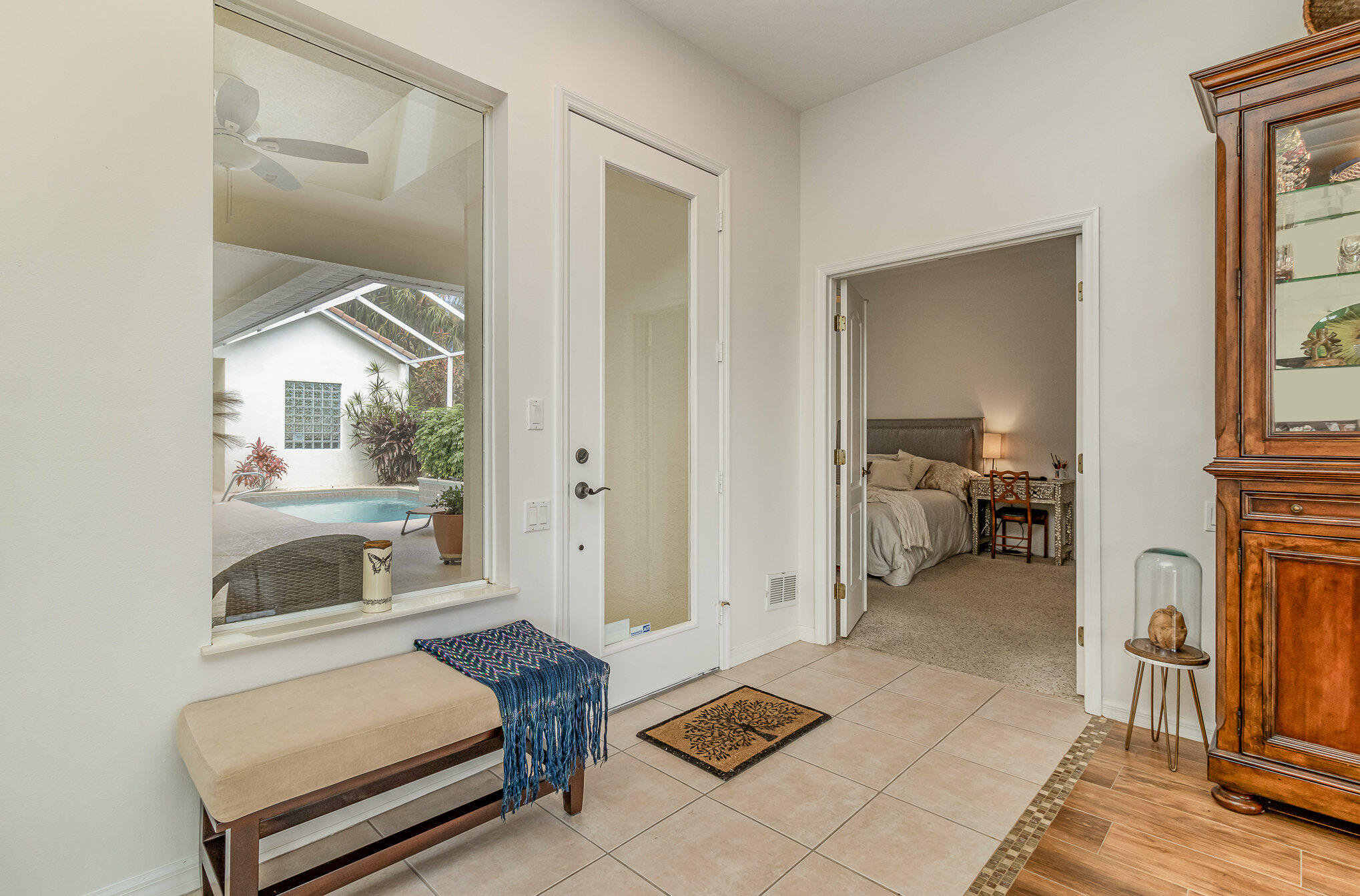 7951 Daventry Drive Melbourne, FL 32940 - Photo 15 of 46 a bedroom with furniture and a window