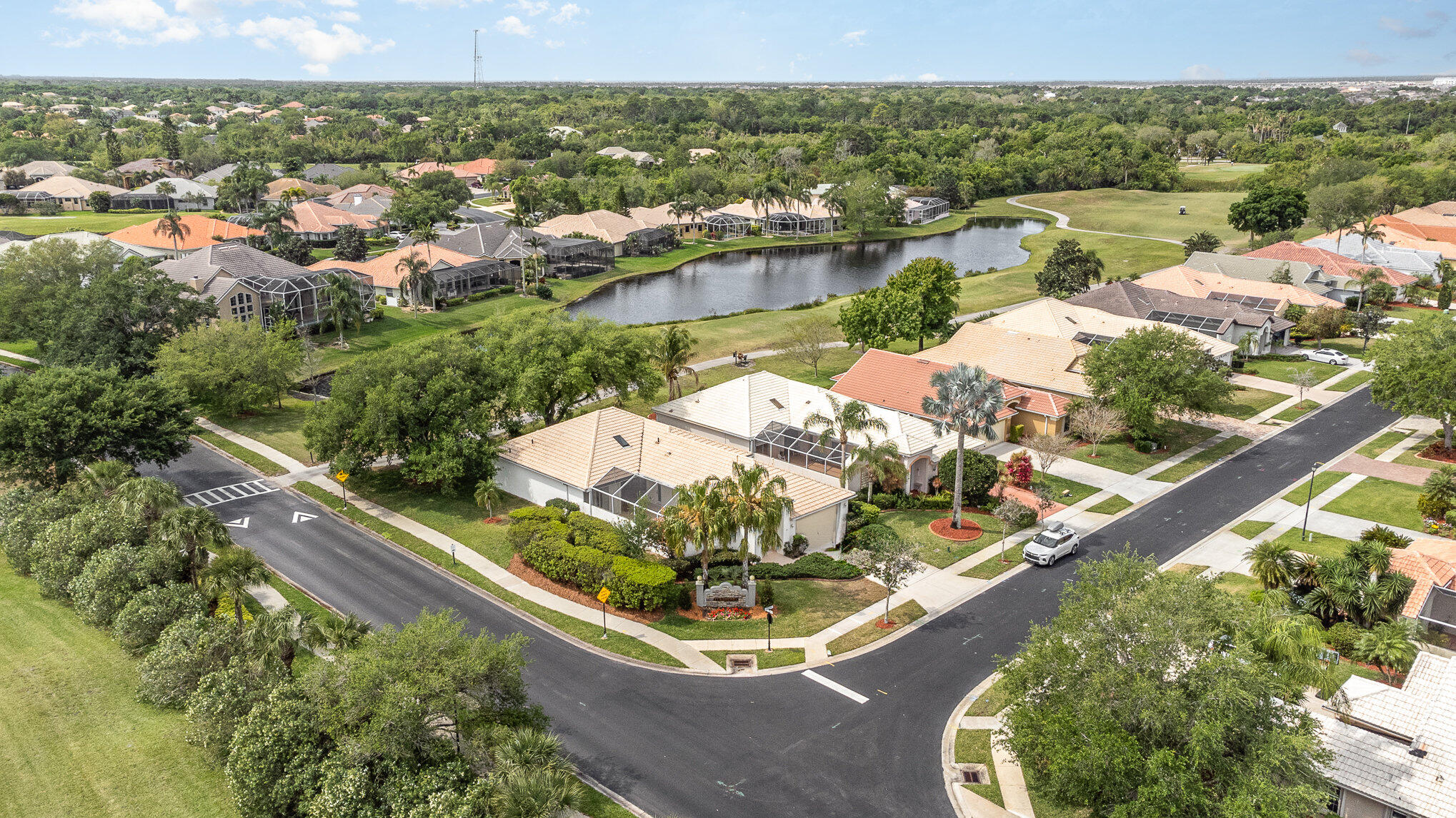 7951 Daventry Drive Melbourne, FL 32940 - Photo 44 of 46 a view of a lake from a balcony