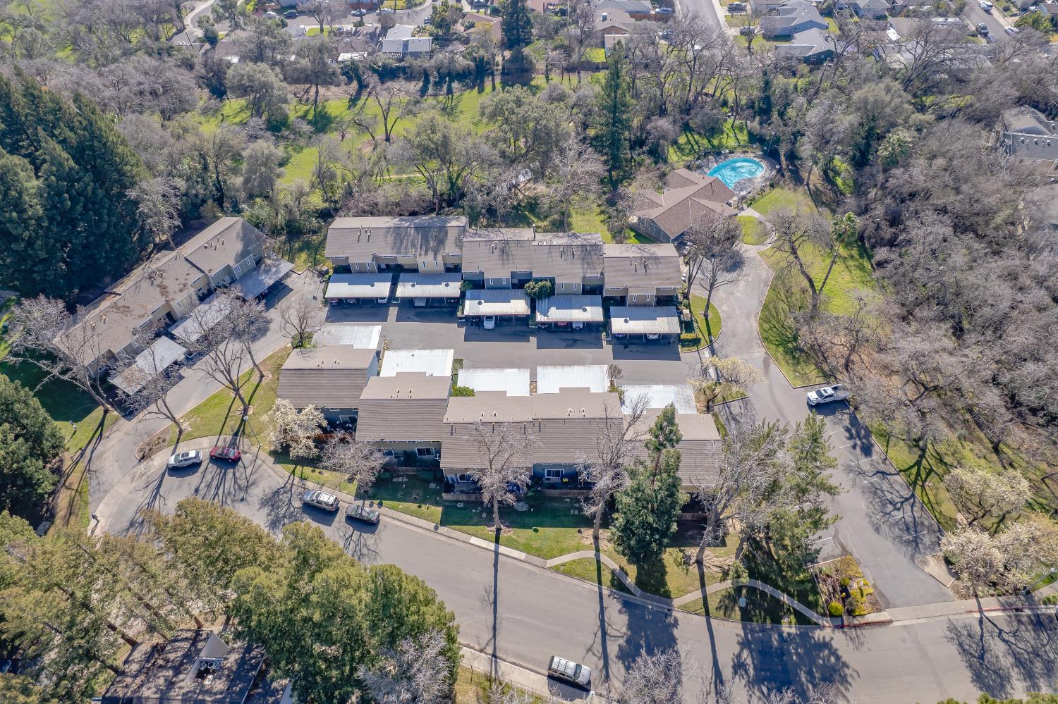 6146 Shadow Lane Citrus Heights, CA 95621 - Photo 41 of 45 an aerial view of a house with a garden