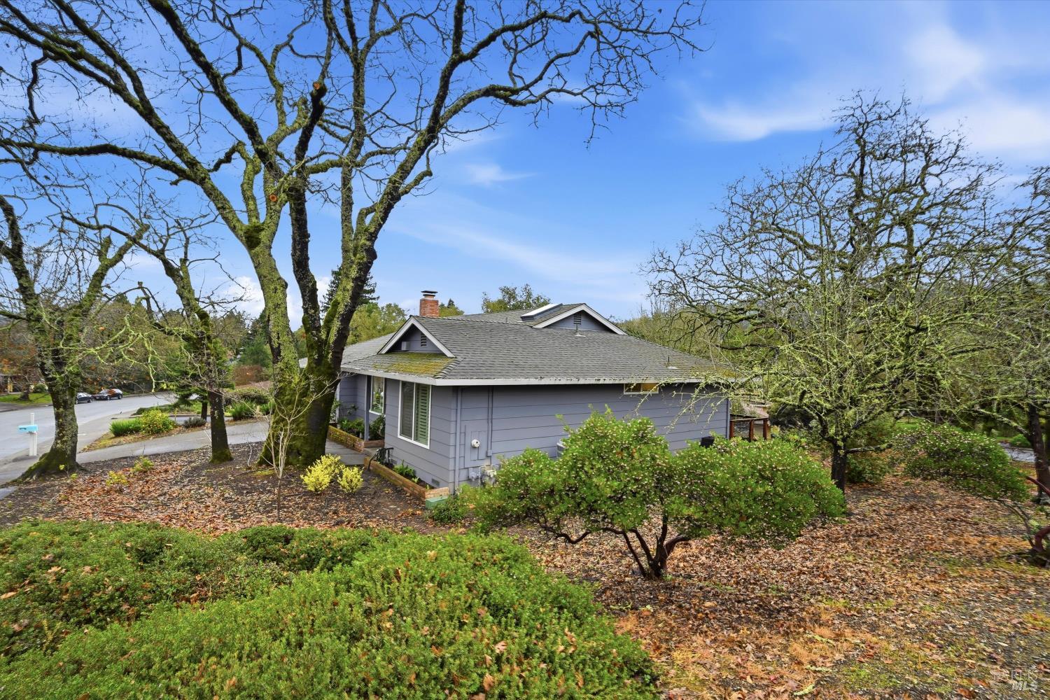 6480 Meadowridge Drive Santa Rosa, CA 95409 - Photo 3 of 26 a backyard of a house with lots of green space