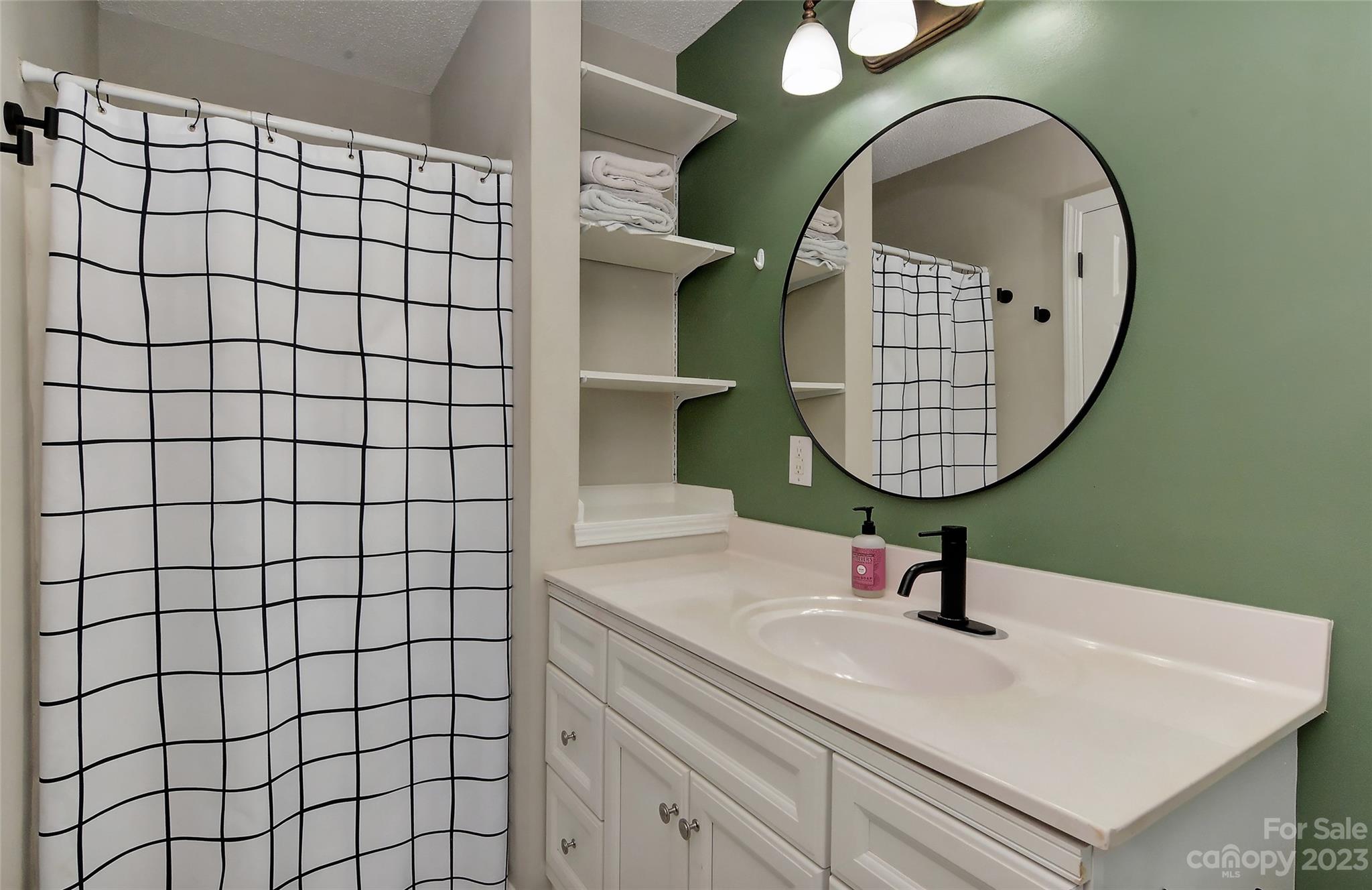 1016 Ridgefield Circle Indian Trail, NC 28079 - Photo 12 of 19 a bathroom with a sink mirror and vanity