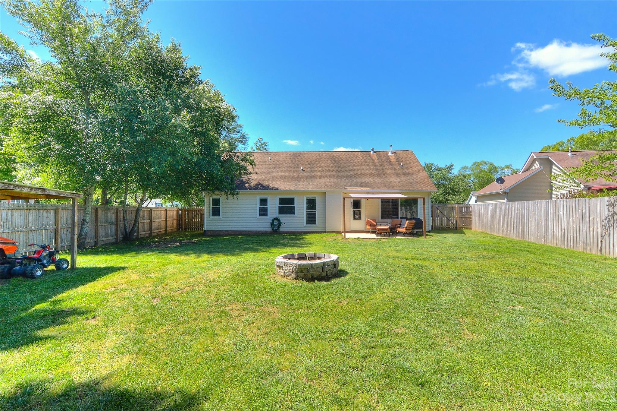 1016 Ridgefield Circle Indian Trail, NC 28079 - Photo 17 of 19 a front view of a house with garden