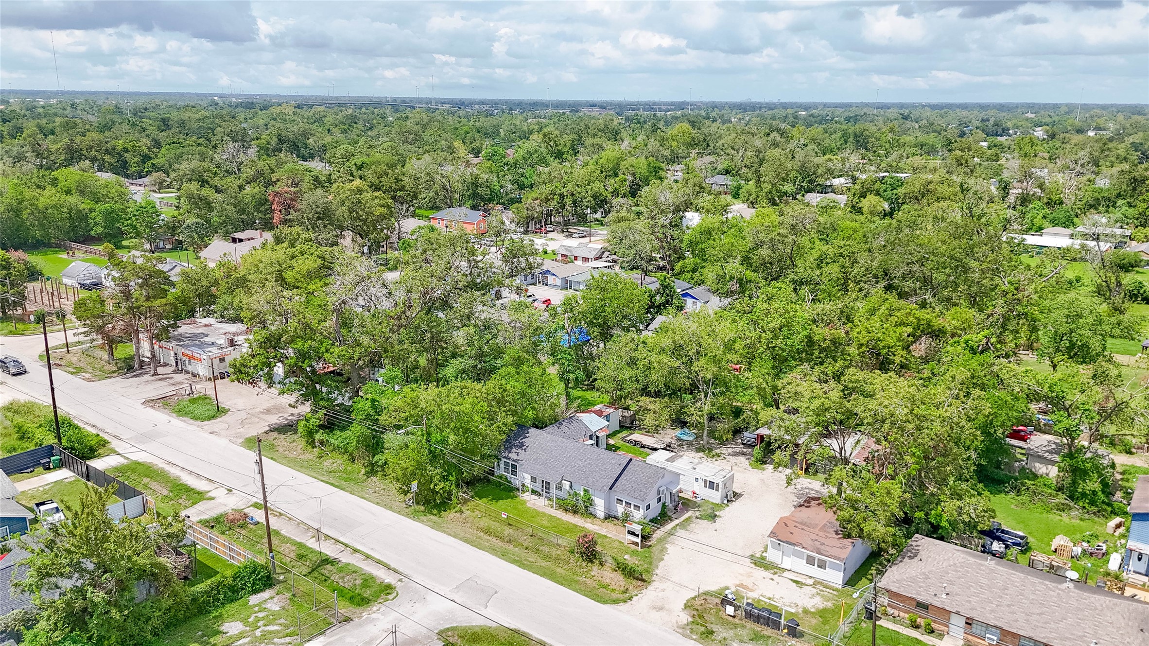 5101 Crane Street, Unit 2 Houston, TX 77026 - Photo 6 of 6 an aerial view of residential house with outdoor space