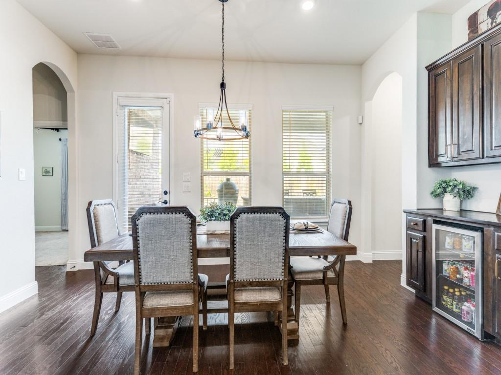 632 Point Vista Drive Aledo, TX 76008 - Photo 13 of 37 CThe Built in Bar and Beverage Fridge makes Enertaning a Breeze