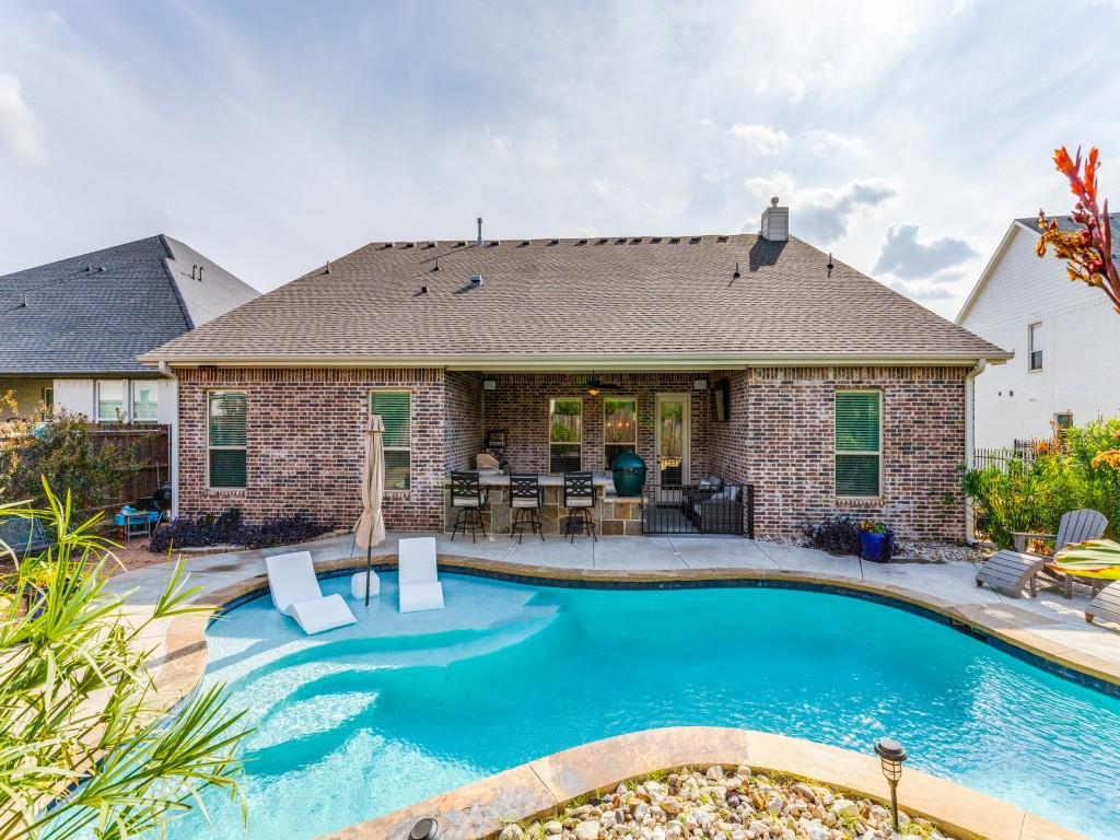 632 Point Vista Drive Aledo, TX 76008 - Photo 32 of 37 Check out this Fabulous Back Yard Oasis - There is a Grass Patch to the Right