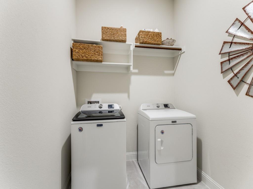 632 Point Vista Drive Aledo, TX 76008 - Photo 35 of 37 Off the Laundry Room is a Spacious Entry to the Garage with Room for a Mud Room Storage Unit