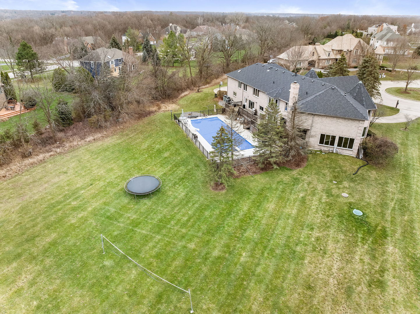 5N259 Wilton Croft Road St. Charles, IL 60175 - Photo 42 of 48 an aerial view of residential houses with outdoor space and parking