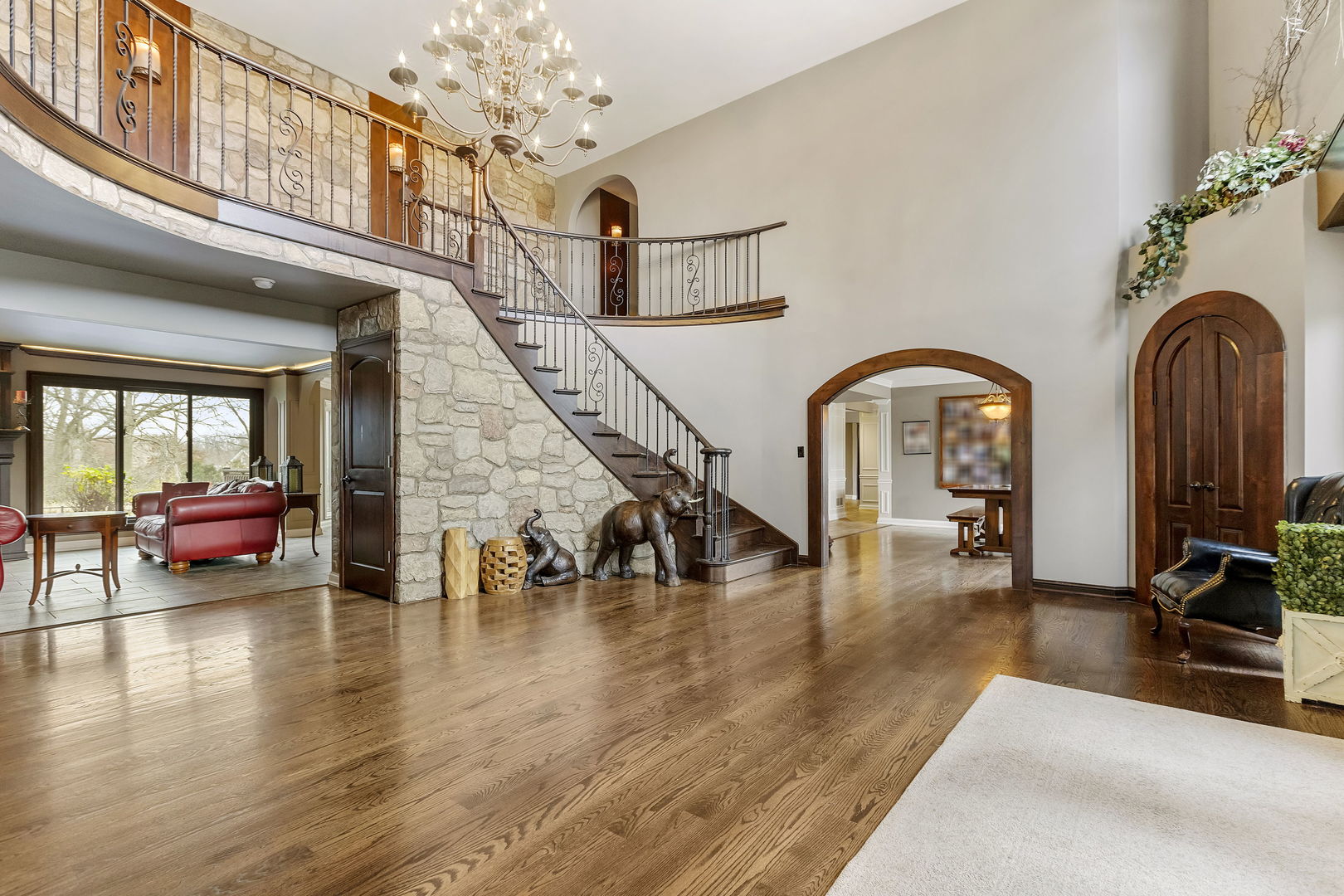 5N259 Wilton Croft Road St. Charles, IL 60175 - Photo 5 of 48 a view of livingroom with fireplace and wooden floor