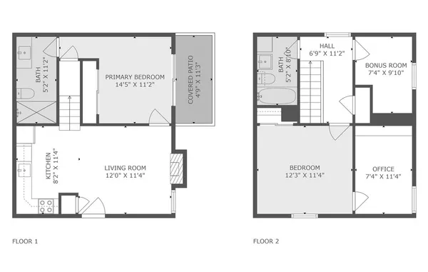 a view of kitchen with stainless steel appliances refrigerator and microwave
