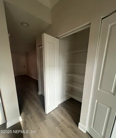 a view of walk in closet